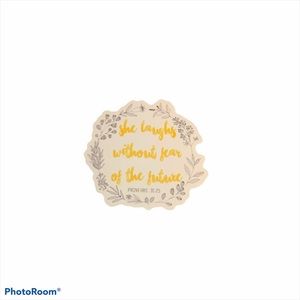 Christian Religious Bible Verse Sticker